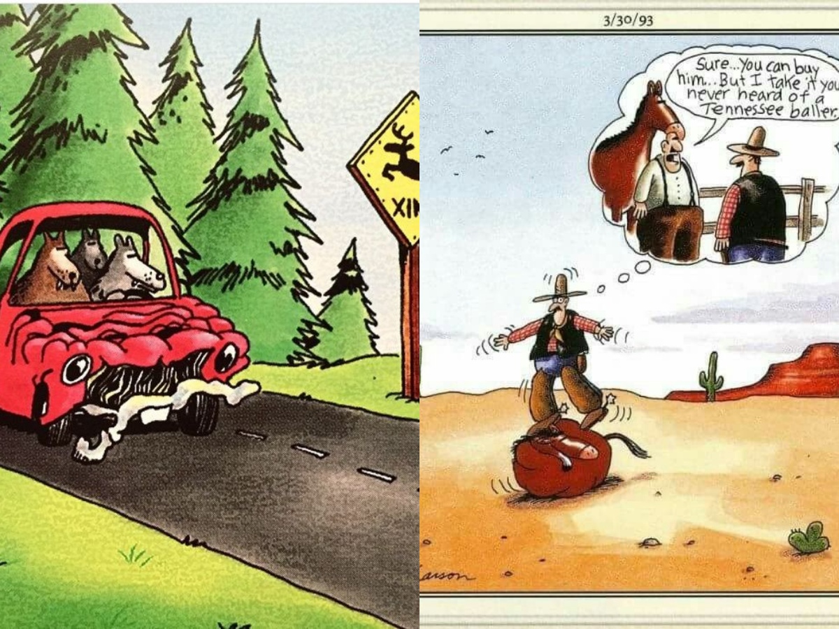 20 NEW Funny The Far Side Comics With Unexpected Ending