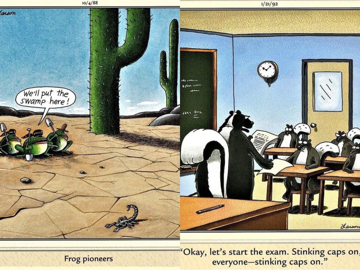 Twenty Hilarious Far Side Comics About Life That Will Make You Stop and Think
