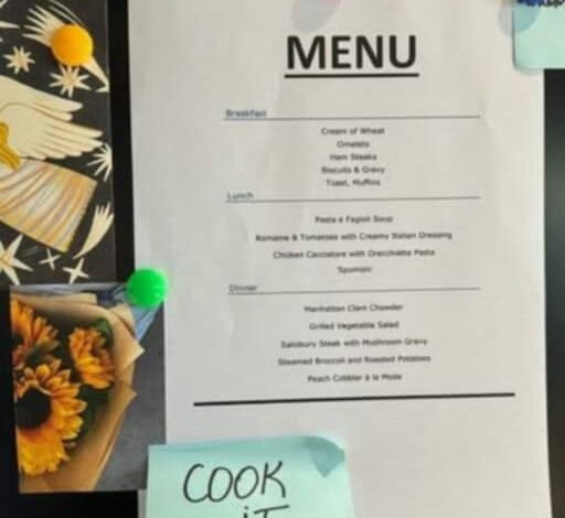 My Husband Made a Menu and Demands That I Cook Him Meals from It Every Day