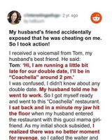 My husband’s friend accidentally exposed that he is cheating on me and I took my revenge gracefully