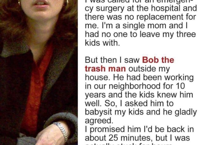 Trash collector became full-time nanny after babysitting my kids for 25 minutes