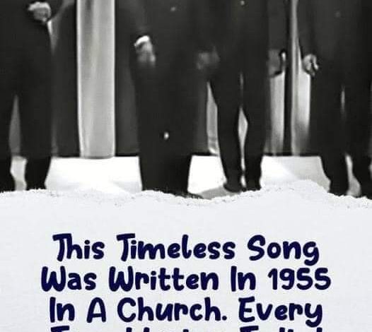 (VIDEO)This Timeless Song Was Written In 1955 In A Church. Every Time I Listen To It, I Get Chills