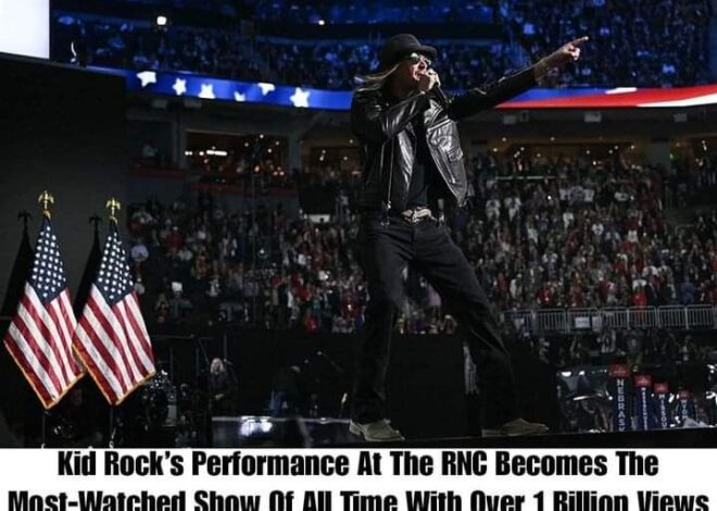 Kid Rock’s Performance At The RNC Becomes The Most-Watched Show Of All Time With Over 1 Billion Views