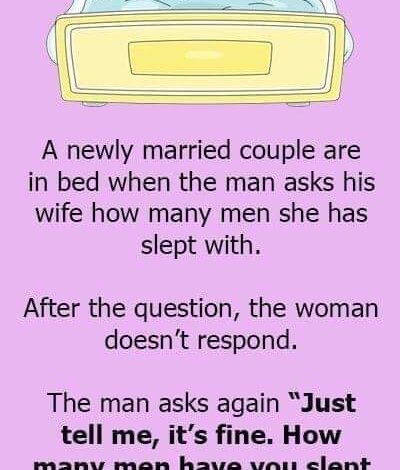 A newly married couple are in bed