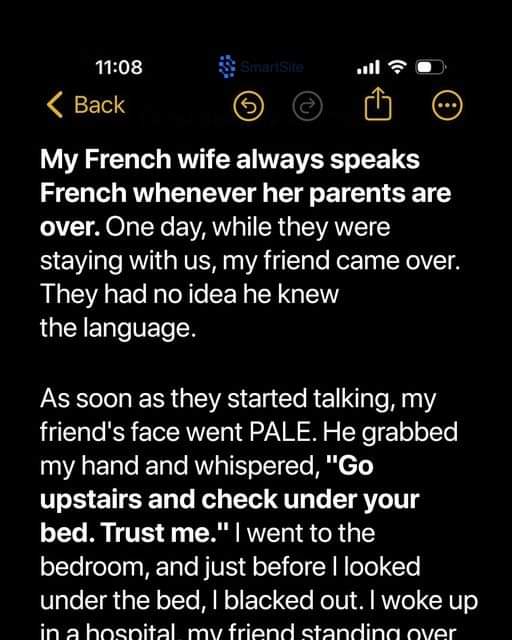 I Asked My Friend to Come over and His Ability to Speak French Revealed a Startling Family Drama