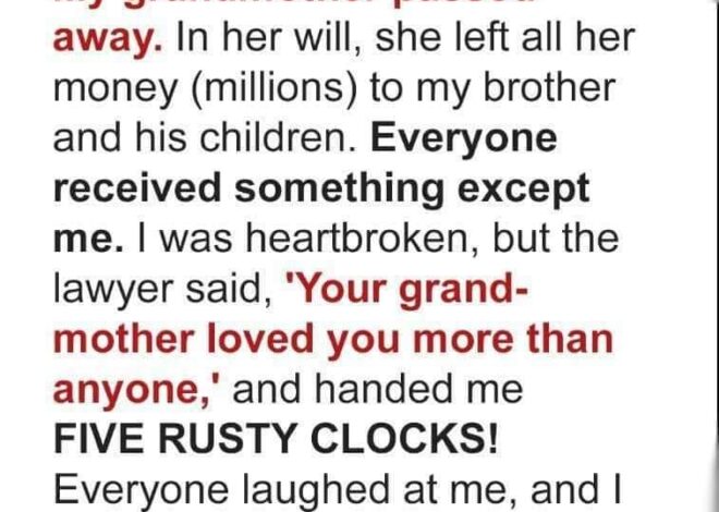 Linda Receives Grandma’s Old Clocks & Greedy Brother Gets House, Turns Out She Got Almost $200K