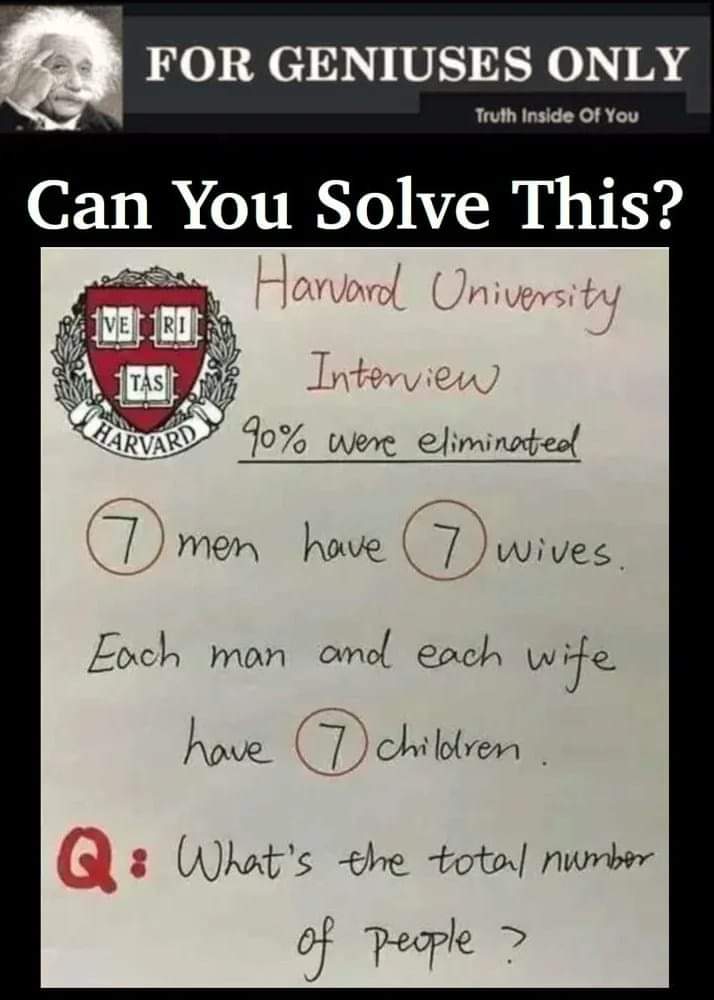 RIDDLE: Interview at Harvard University