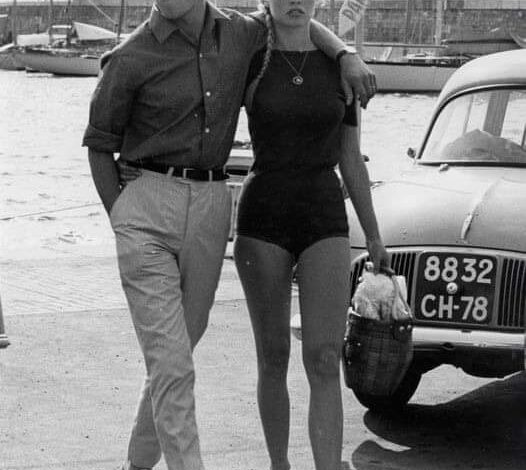 Brigitte Bardot and Alain Delon on the French Riviera: a Classic Picture of Glamour