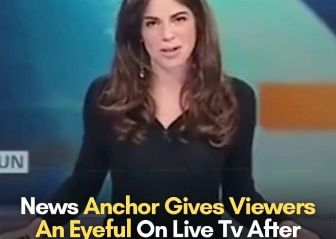 (VIDEO) News Anchor Gives Viewers An Eyeful On Live Tv After Forgetting She’s Sitting At A Glass Desk –