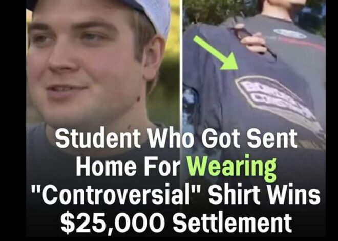 Student awarded $25,000 settlement for “controversial” shirt!!