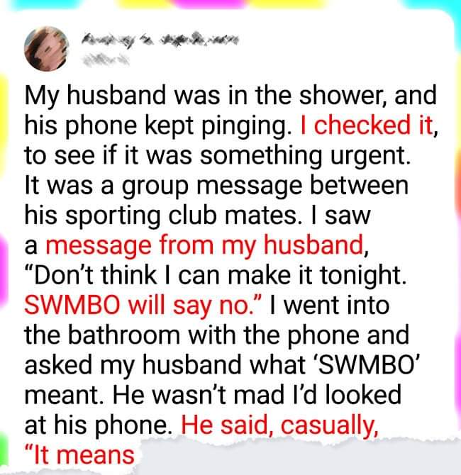 I Took My Baby and Left My Husband After Revealing He Was Calling Me “SWMBO” –