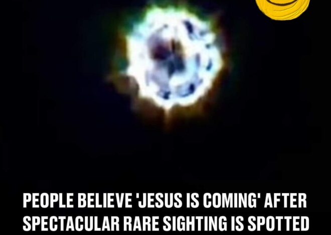 People believe ‘Jesus is coming’ after spectacular rare sighting is spotted in the UK sky