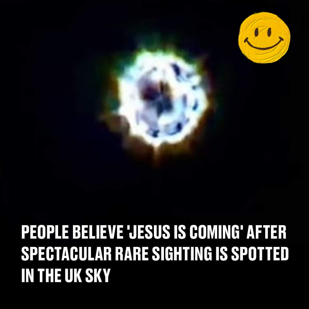 People believe ‘Jesus is coming’ after spectacular rare sighting is spotted in the UK sky