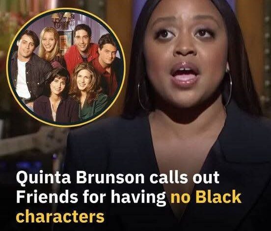 Actress Quinta Brunson Is Upset With ‘No Black Characters’ On Friends –