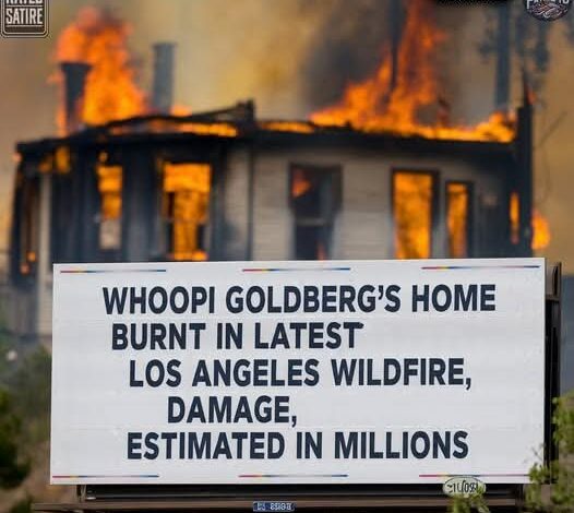 Whoopi Goldberg’s Home Burnt in Latest Los Angeles Wildfire, Damage Estimated in Millions –