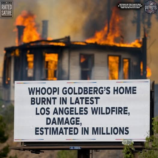 Whoopi Goldberg’s Home Burnt in Latest Los Angeles Wildfire, Damage Estimated in Millions –