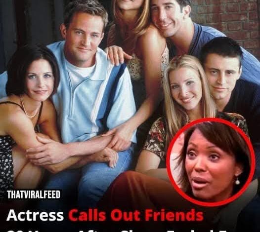 As Friends turns 30 years old, Aisha Tyler thinks about how diverse the show’s cast is lacking. –