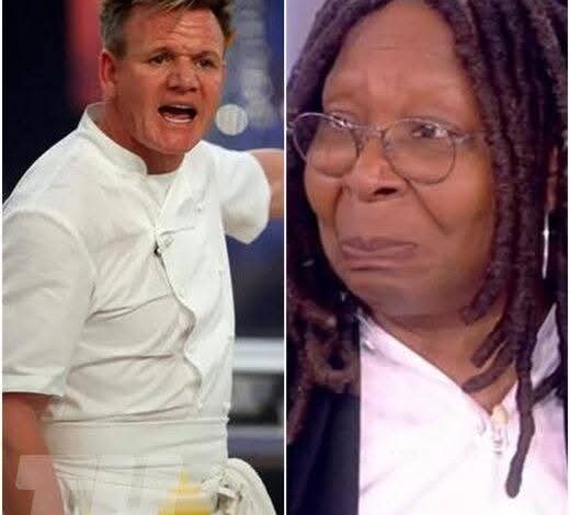 A sour fight between Gordon Ramsay and Whoopi Goldberg