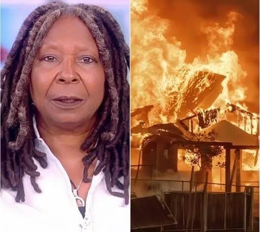 Whoopi Goldberg’s house was destroyed by the terrible Los Angeles fire.