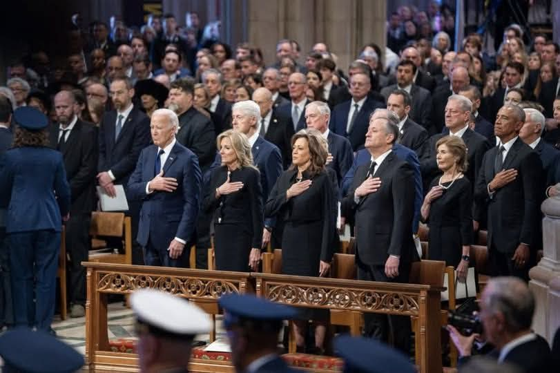 Kamala Harris Shares Photo Of Carter Funeral, Sparks Outrage After People Notice Small Detail –