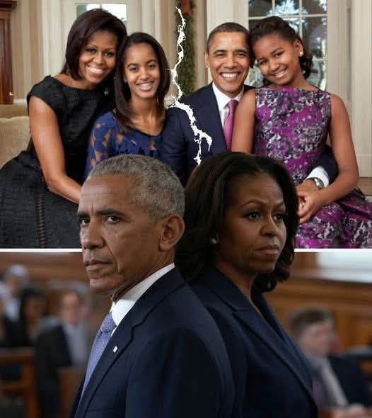 Trouble in heaven? Barack and Michelle Obama spark speculation they are ‘heading for divorce’ –